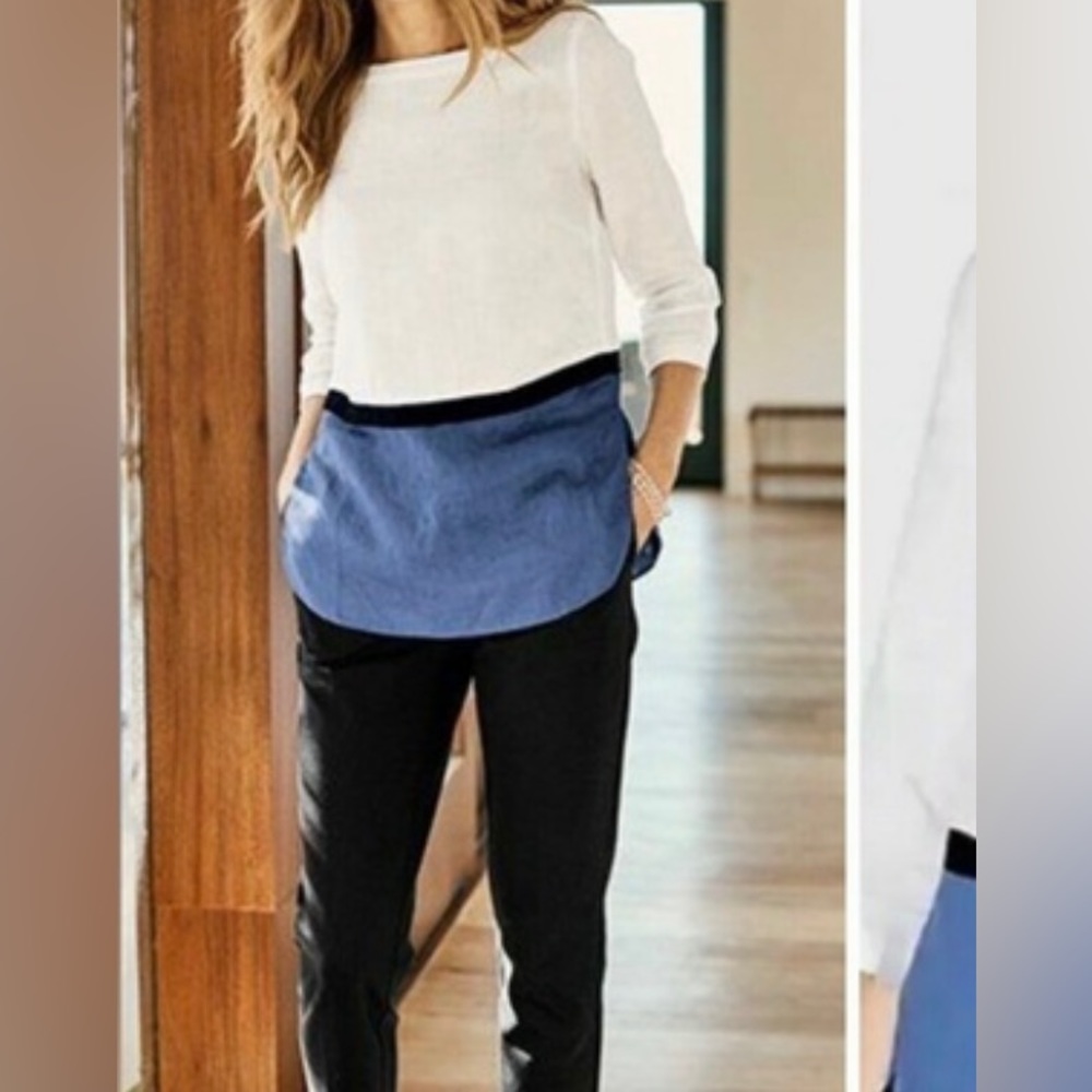 J JILL 100% LINEN TOP